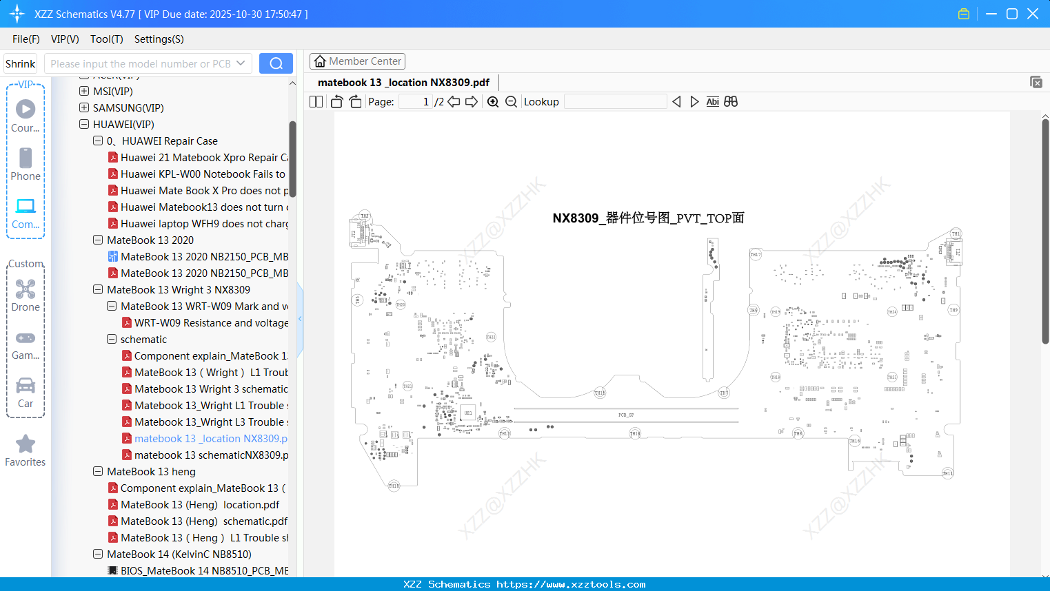 Laptop HUAWEI Matebook 13 _location NX8309